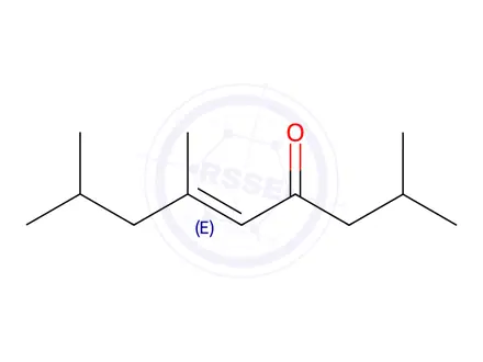 Chemical structure of 2,6,8-trimethyl-non-5-en-4-one