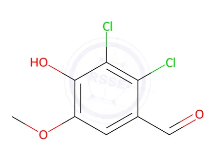 Chemical structure of 5,6-Dichlorovanillin