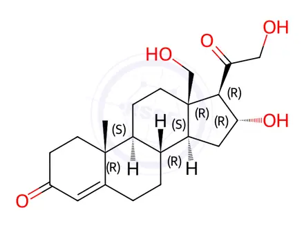 Chemical structure of Corticosterone Impurity 17