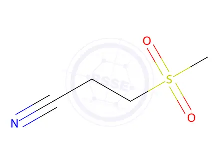 Chemical structure of 3-(methylsulfonyl)propanenitrile