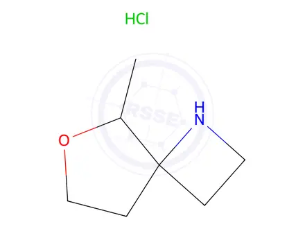 Chemical structure of 5-Methyl-6-oxa-1-azaspiro[3.4]Octane hydrochloride