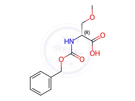 Chemical structure of (R)-2-(Benzyloxycarbonylamino)-3-methoxypropanoic Acid