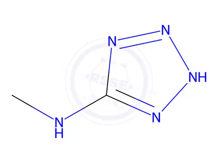 Chemical structure of N-methyl-1H-1,2,3,4-tetrazol-5-amine