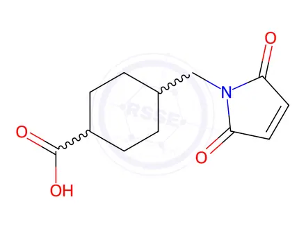 Chemical structure of N-[4-(-Carboxycyclohexylmethyl)]maleimide