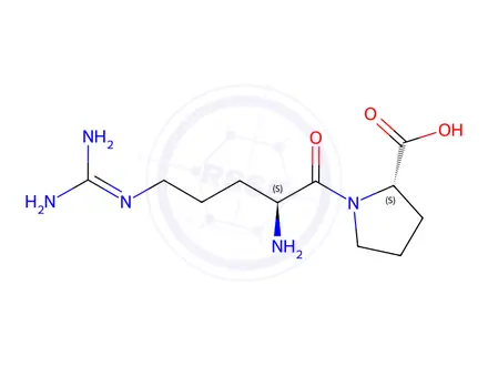 Chemical structure of H-Arg-Pro-OH sulfate salt