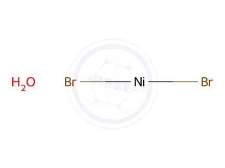 Chemical structure of Nickel(ii) bromide hydrate, 98%, for analysis