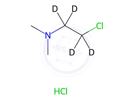 Chemical structure of 2-Chloro-N,N-dimethylethylamine Hydrochloride