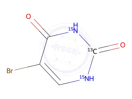 Chemical structure of Palbociclib Impurity 179-13C,15N2