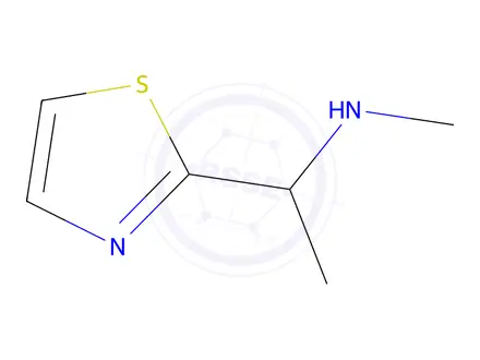 Chemical structure of N-methyl-1-(1,3-thiazol-2-yl)ethanamine