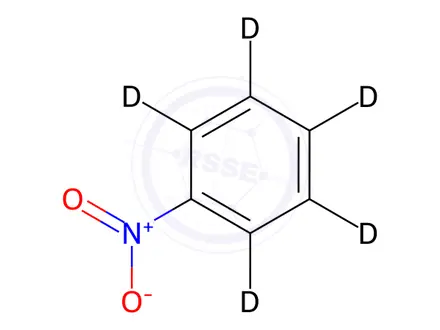 Chemical structure of Nitrobenzene-d5 in Dichloromethane