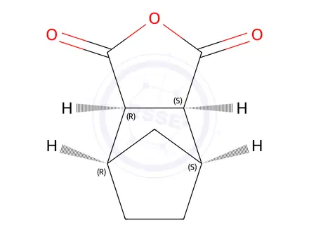 Chemical structure of cis-3,6-Endomethylene tetrahydrophthalic anhydride