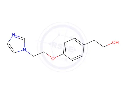 Chemical structure of 2-(4-(2-(1H-Imidazol-1-yl)ethoxy)phenyl)ethanol
