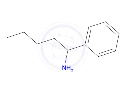 Chemical structure of 1-phenylpentan-1-amine hydrochloride