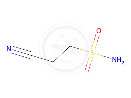 Chemical structure of 2-cyanoethane-1-sulfonamide