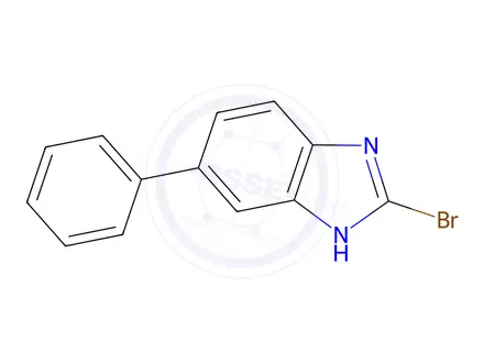 Chemical structure of 2-Bromo-5-phenyl-1H-benzo[d]imidazole
