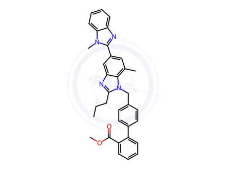 Chemical structure of Telmisartan EP Impurity B Methyl Ester
