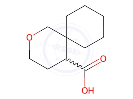 Chemical structure of 2-OXASPIRO[5.5]UNDECANE-5-CARBOXYLIC ACID