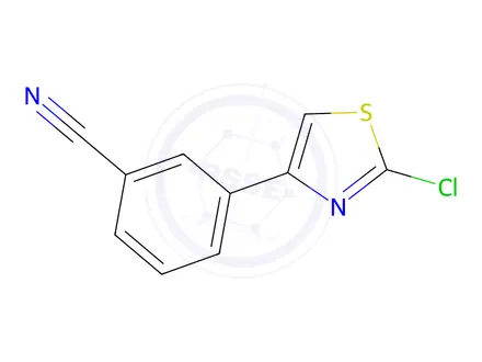 Chemical structure of 3-(2-Chloro-1,3-thiazol-4-yl)benzonitrile