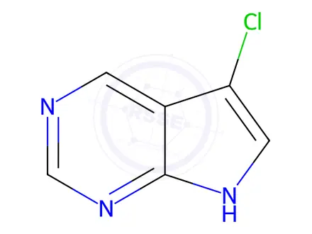 Chemical structure of 5-Chloro-7H-pyrrolo[2,3-d]pyrimidine