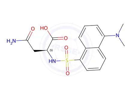 Chemical structure of Dansyl-L-asparagine