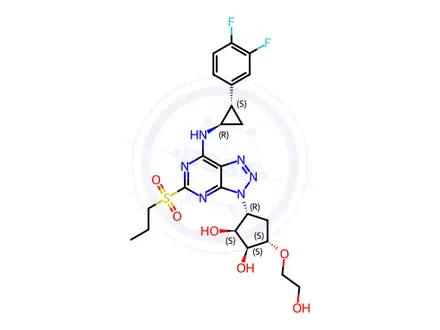 Chemical structure of Ticagrelor Sulfone