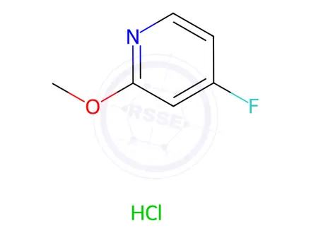Chemical structure of 4-Fluoro-2-methoxypyridine hydrochloride