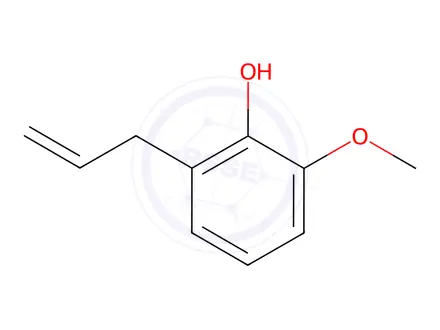 Chemical structure of o-Eugenol
