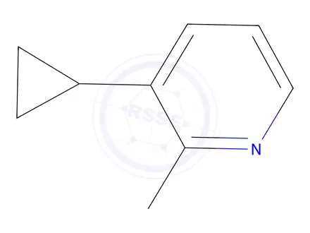 Chemical structure of 3-Cyclopropyl-2-methylpyridine