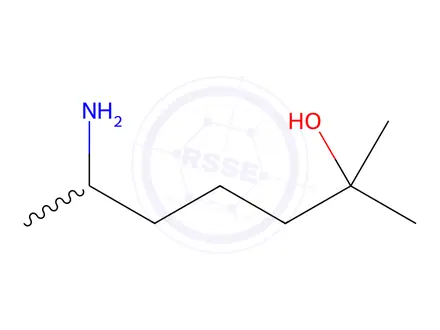 Chemical structure of Heptaminol