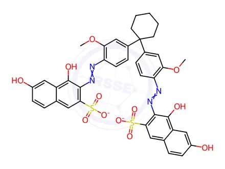 Chemical structure of Acid Red 134