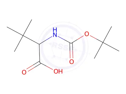 Chemical structure of 2-((tert-Butoxycarbonyl)(tert-butyl)amino)acetic acid