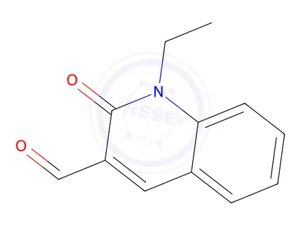 Chemical structure of 1-Ethyl-2-oxo-1,2-dihydroquinoline-3-carbaldehyde
