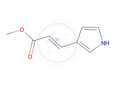 Chemical structure of (E)-Methyl 3-(1H-pyrrol-3-yl)acrylate