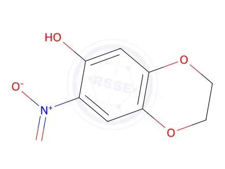 Chemical structure of 7-Nitro-2,3-dihydro-1,4-benzodioxin-6-ol
