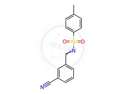 Chemical structure of N-(3-Cyanobenzylidene)-4-methylbenzenesulfonamide