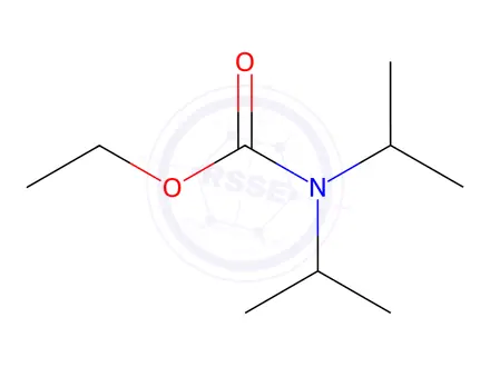 Chemical structure of N,N-DIISOPROPYL ETHYL CARBAMATE