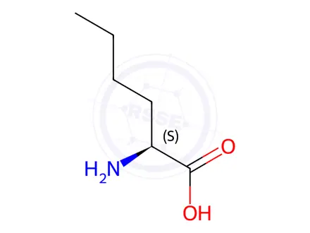 Chemical structure of L-Norleucine