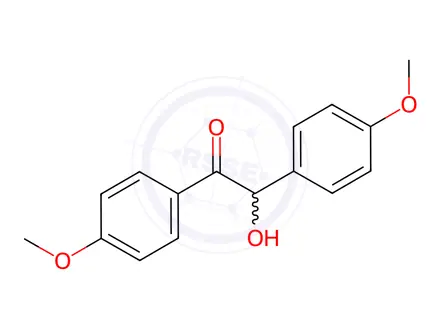 Chemical structure of p-Anisoin