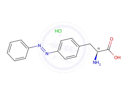 Chemical structure of Phenylalanine-4′-azobenzene HCl