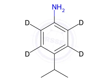 Chemical structure of 4-iso-Propylaniline-2,3,5,6-d4
