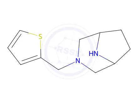 Chemical structure of 3-(Thiophen-2-ylmethyl)-3,8-diazabicyclo[3.2.1]octane
