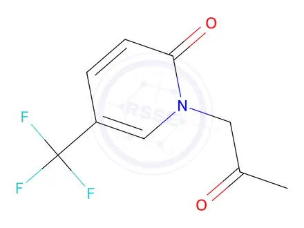 Chemical structure of 1-(2-Oxopropyl)-5-(trifluoromethyl)-1,2-dihydropyridin-2-one