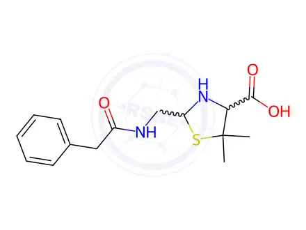 Chemical structure of Penilloic acid