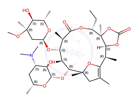 Chemical structure of Cycloester Erythromycin Enol Ether