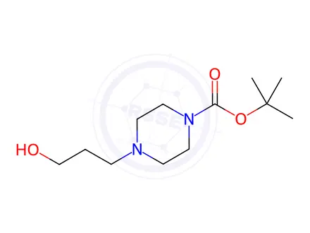 Chemical structure of tert-Butyl 4-(3-hydroxypropyl)piperazine-1-carboxylate