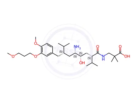 Chemical structure of Aliskiren Acid Impurity 10(Sodium Salt)