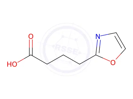 Chemical structure of 4-(1,3-oxazol-2-yl)butanoic acid