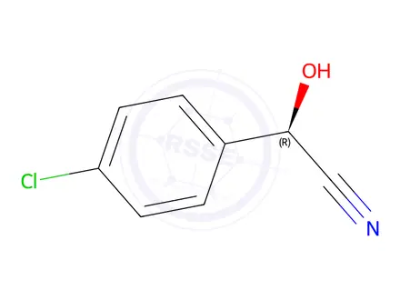 Chemical structure of (R)-(+)-4-Chloromandelonitrile