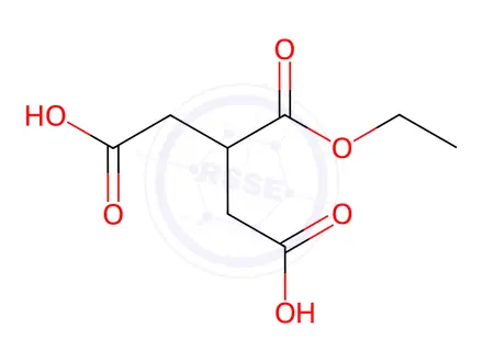 Chemical structure of 3-(ethoxycarbonyl)pentanedioic acid
