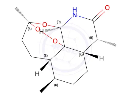 Chemical structure of 11-Azaartemisinin